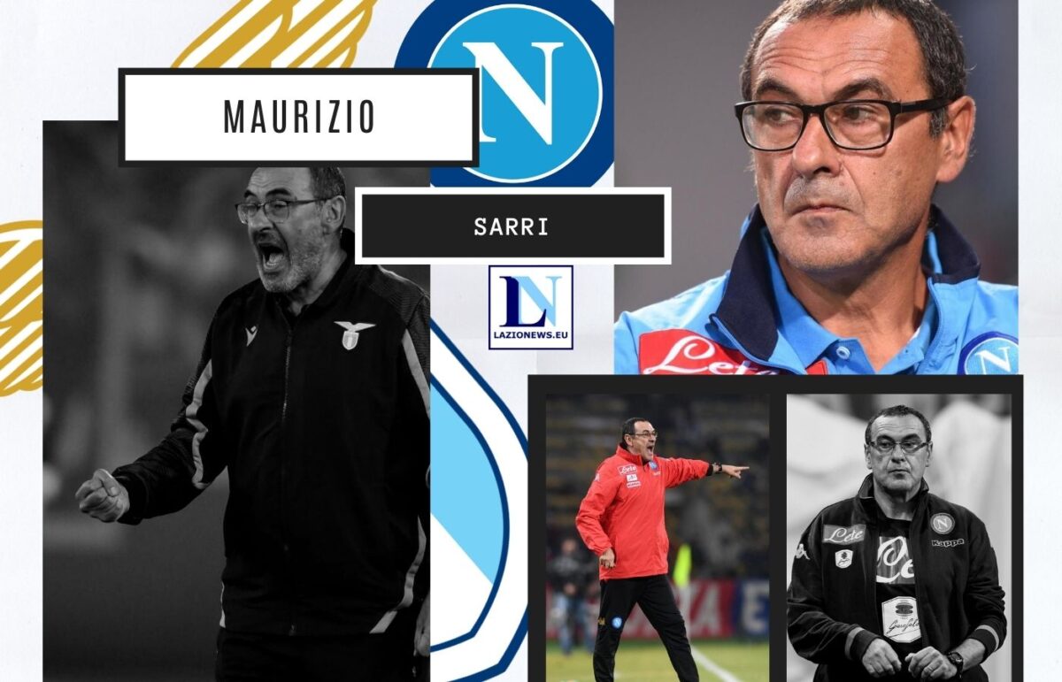Maurizio Sarri torna a Napoli da allenatore della Lazio