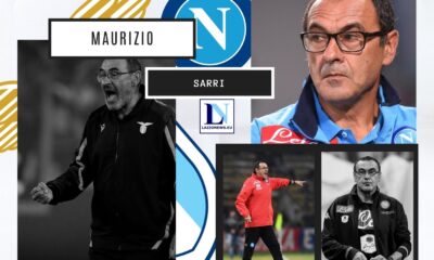 Maurizio Sarri torna a Napoli da allenatore della Lazio