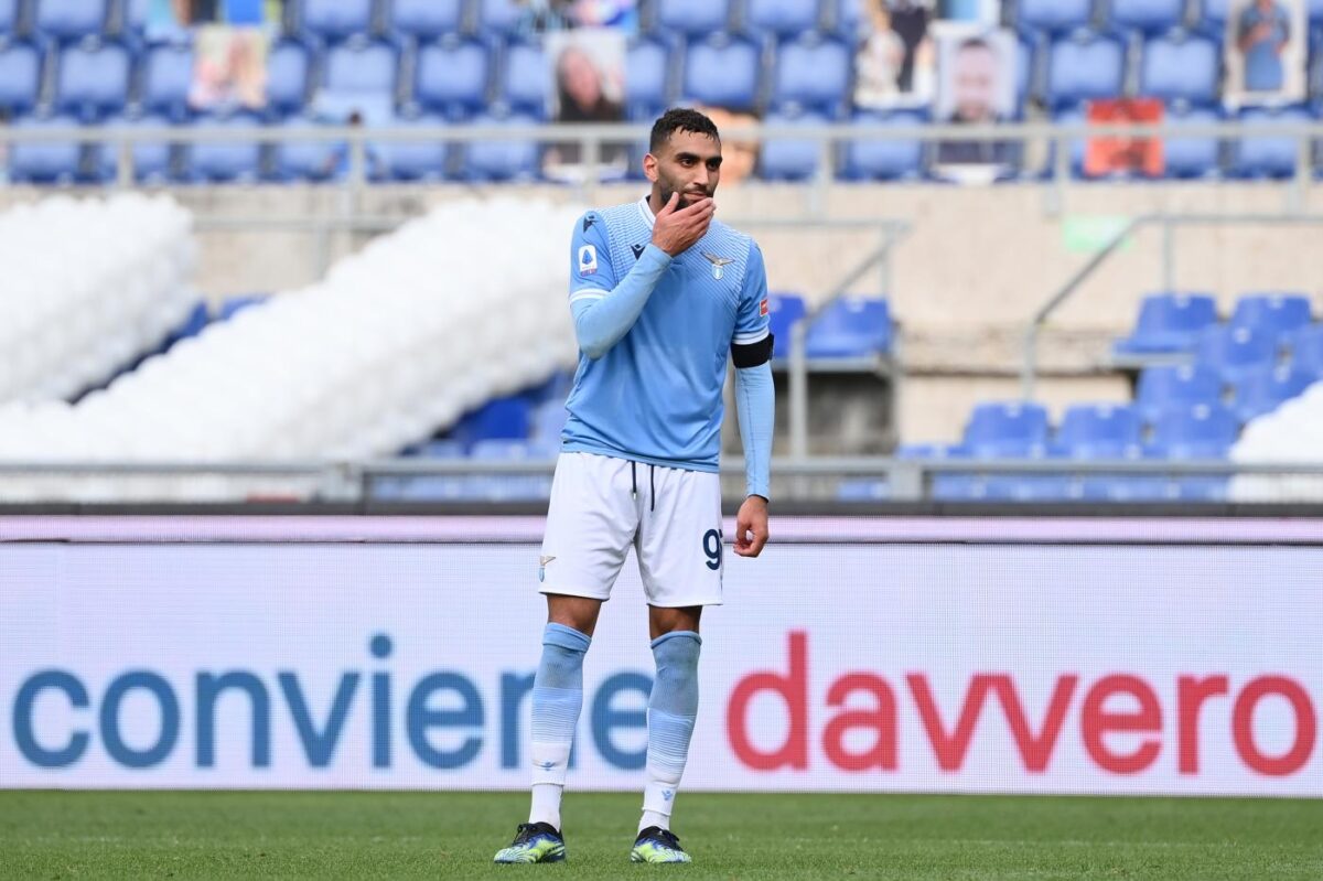 Mohamed Fares all'Olimpico con la maglia della Lazio