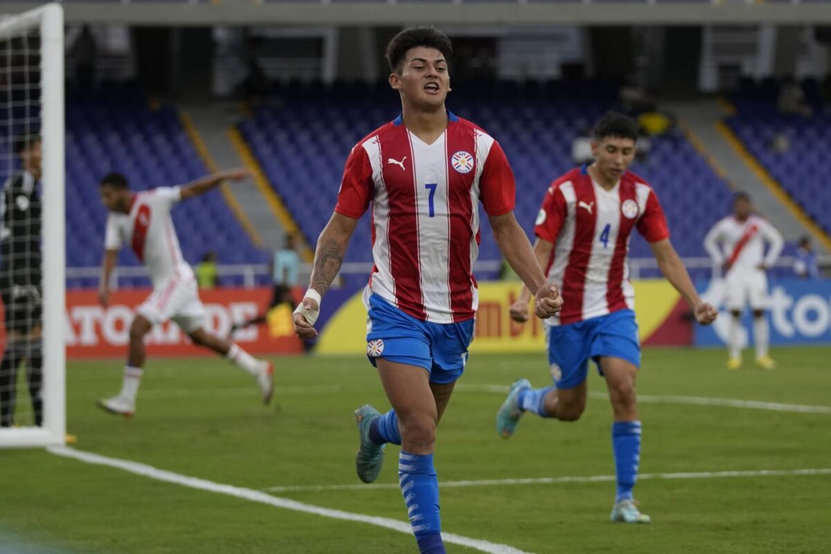 Diego Gonzalez con il Paraguay U20