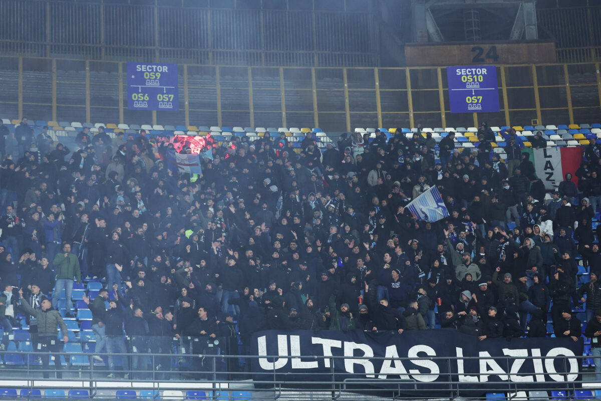 Ultras Lazio a Napoli