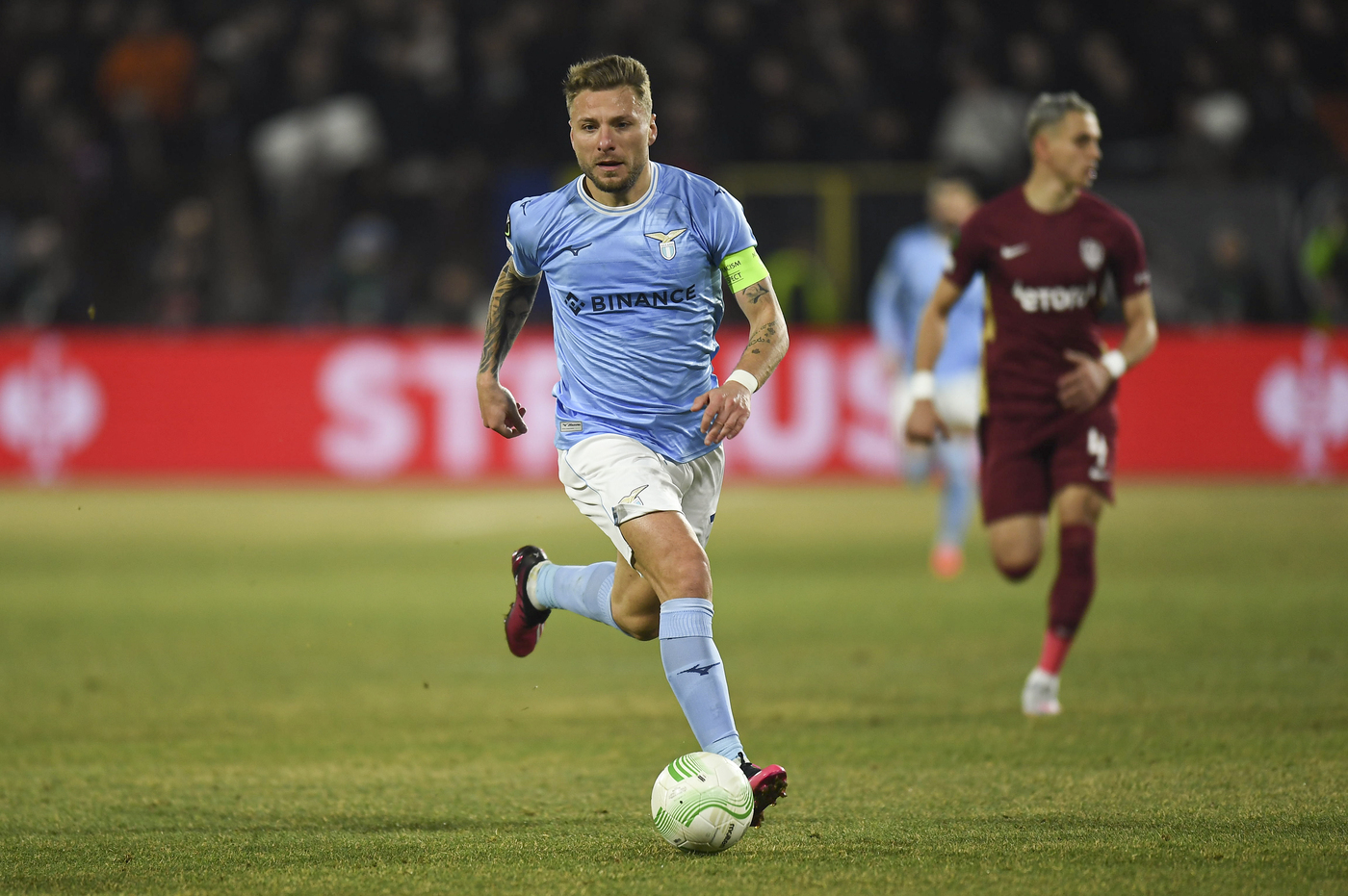 Immobile in campo con la Lazio: spera di recuperare per la panchina in vista del derby