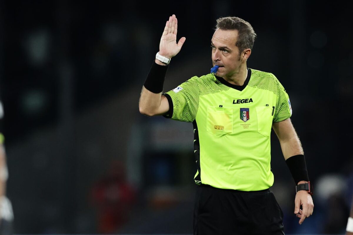 L'arbitro Pairetto in azione in Serie A