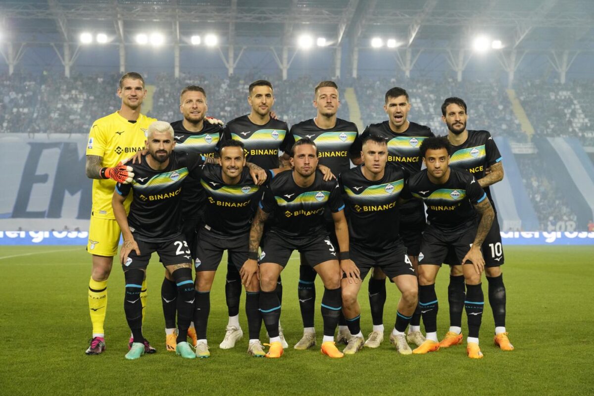 La Lazio schierata a Empoli