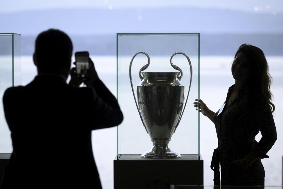 La Champions League in esposizione