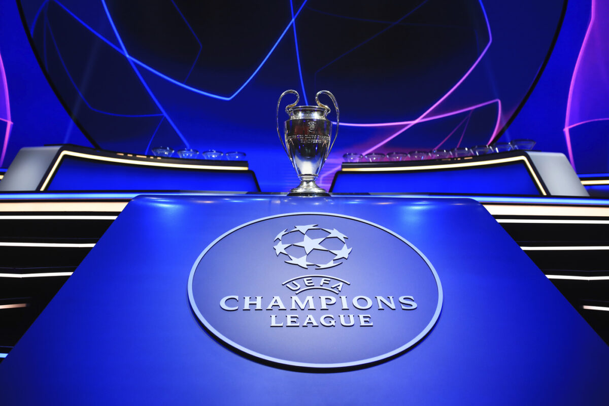 Logo Sorteggi Champions League 2023 2024 date orari partite diretta tv Lazio