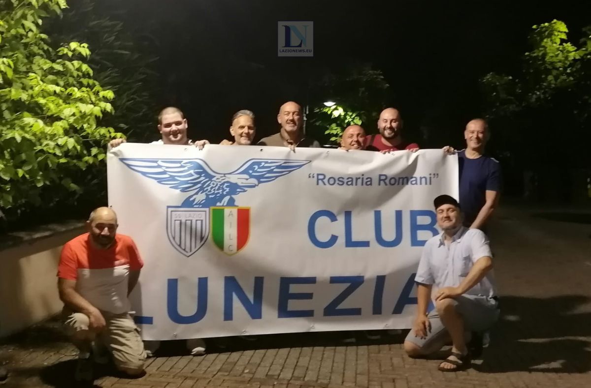 Gli esponenti del Lazio Club Lunezia