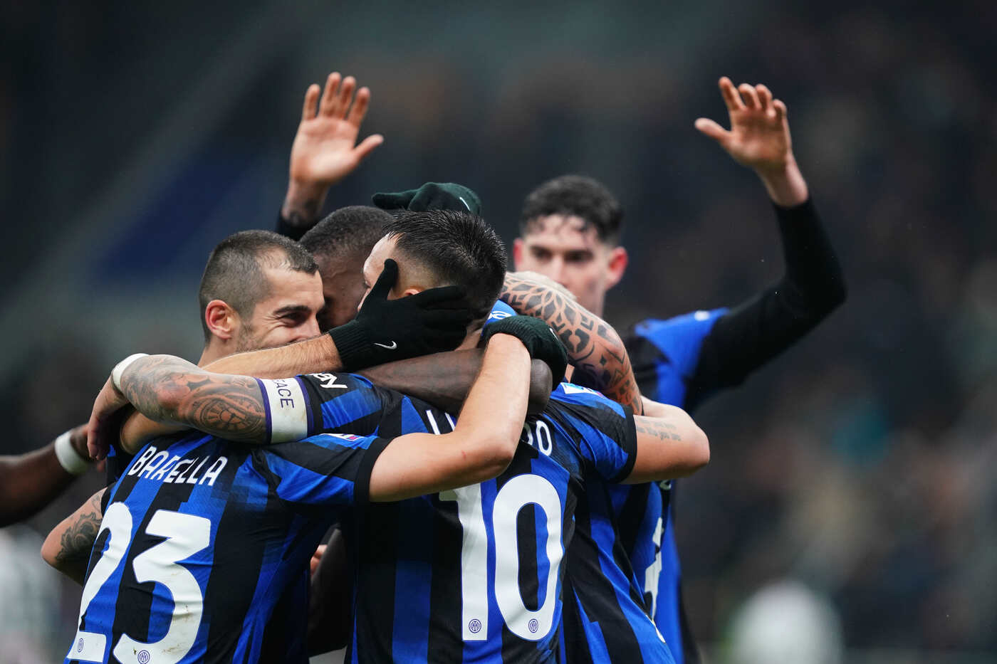 L'Inter festeggia