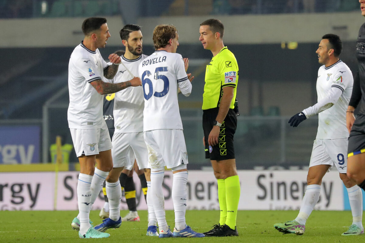 La Lazio protesta con l'arbitro