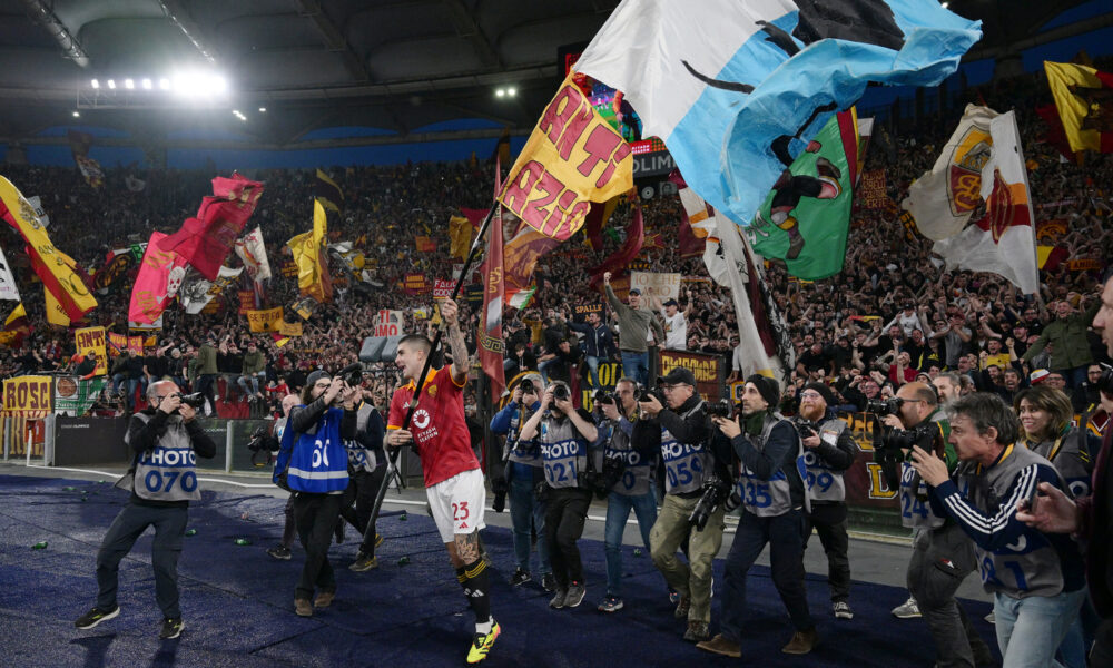 Mancini sventola la bandiera contro la Lazio